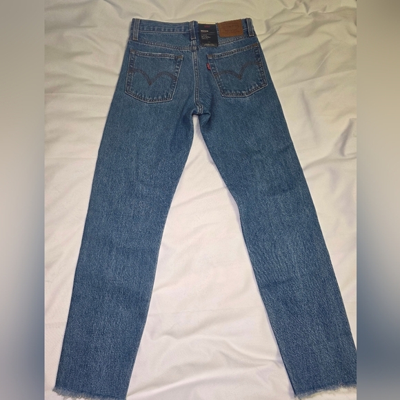 Levi's Wedgie Icon Fit High Waist Oxnard Athens Jeans- Size 00/24 Retail $98 NWT - Picture 3 of 11